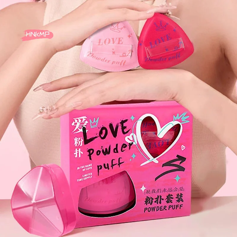 3 ชิ้น/เซ็ต ฟองน้ำแต่งหน้ารูปสามเหลี่ยม ชุดฟองน้ำรองพื้นแบบเปียก/แห้ง ใช้ได้สองแบบ นุ่ม คุณภาพสูง สำหรับการแต่งหน้าให้เรียบเนียน