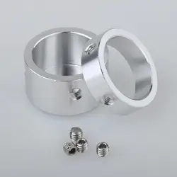 2x Barbell Collars Clamps Bar Clips Easy Grip Barbell Collars Accessory for Weightlifting Fitness Workout Gym Training Supplies
