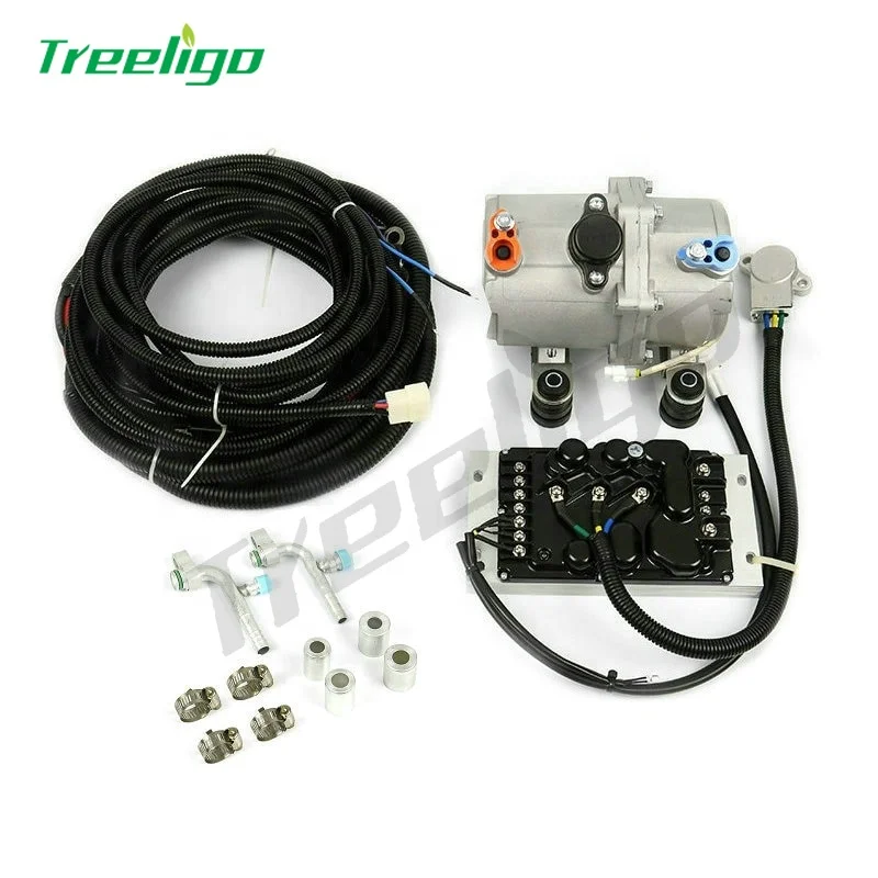 

New Energy Electric 12v Air Conditioning Scroll Compressor For Truck