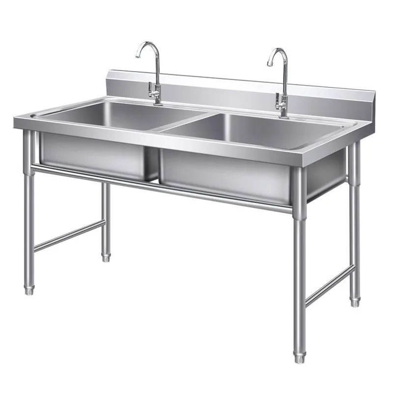 CX commercial stainless steel sink, double   single  triple basin, vegetable basin, kitchen sink