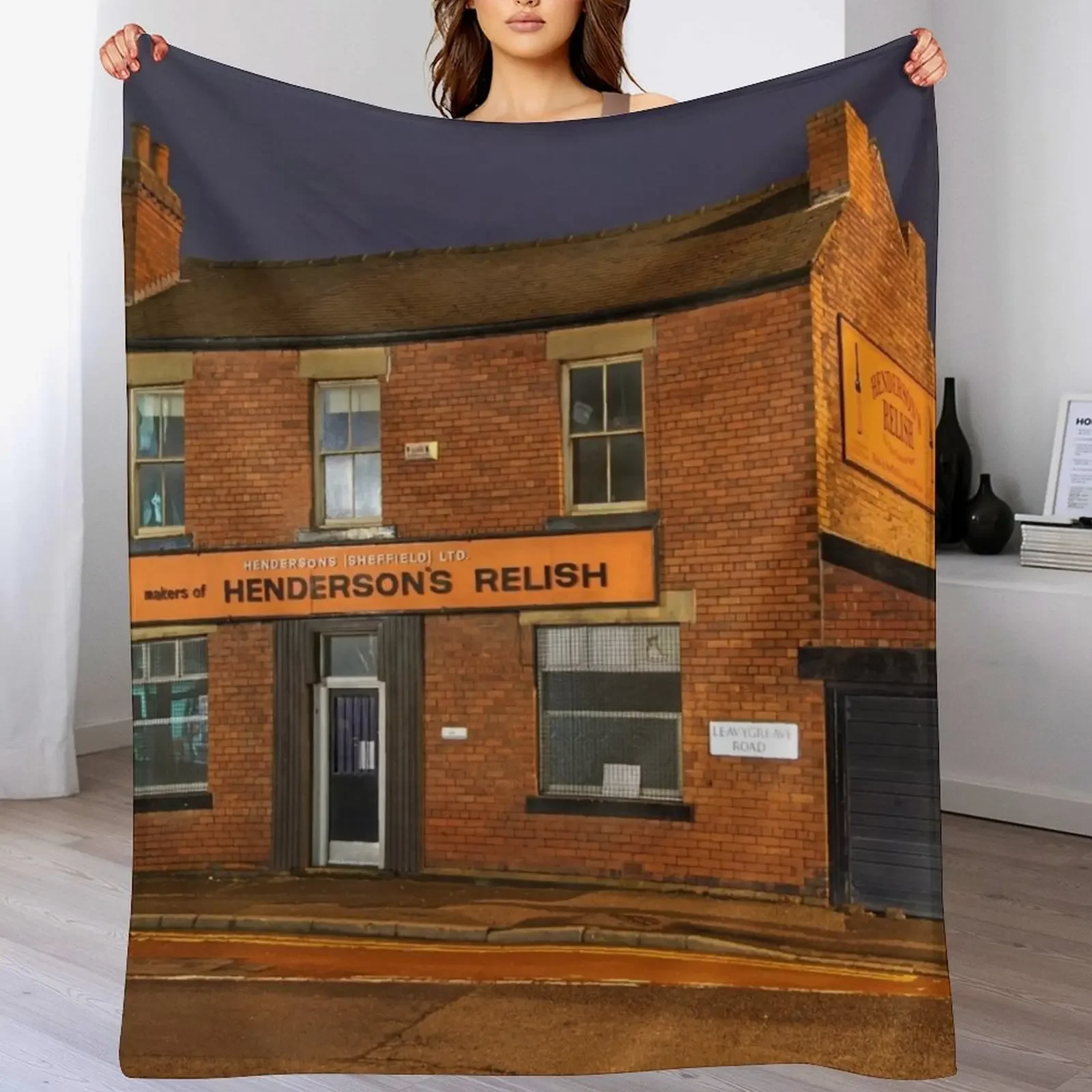 

Henderson's Relish Old Building Throw Blanket manga Luxury Brand for babies Custom Blankets