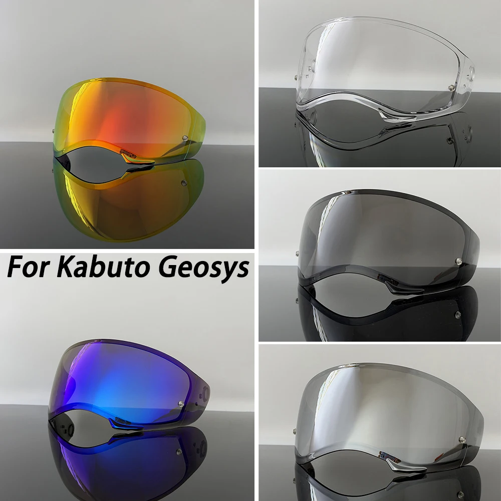 For OGK Kabuto Geosys Helmet Visor Face Motorcycle Helmet Shield Lens
