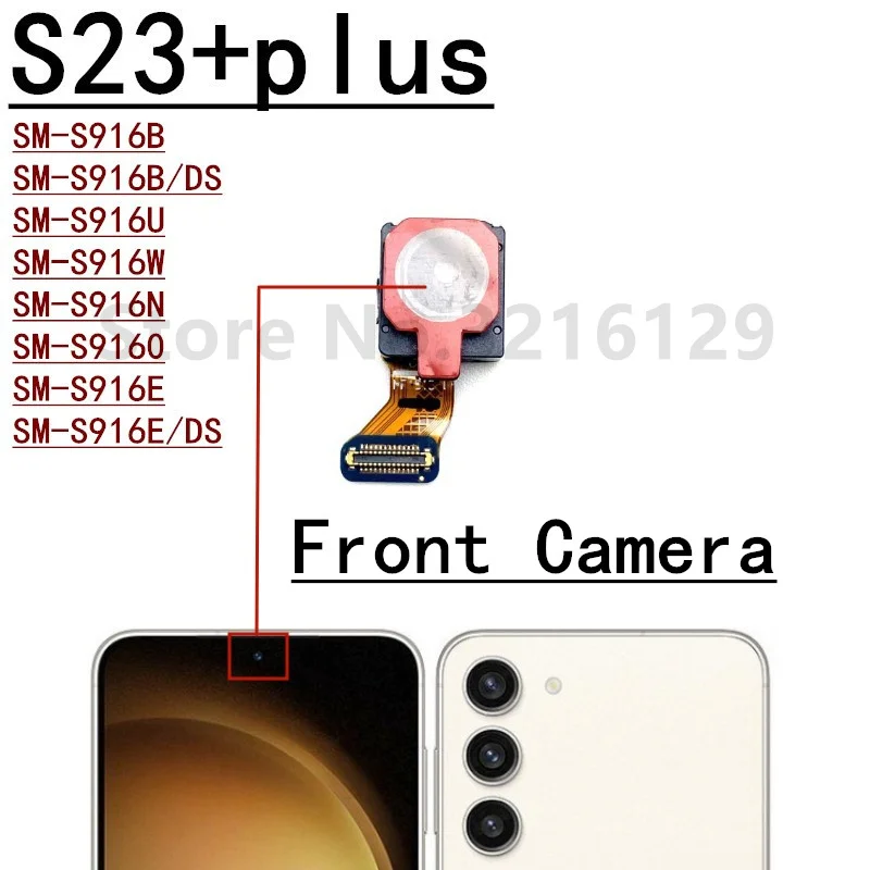 Full Set Main Back And Front Facing Camera Depth+Wide Camera Flex Cable For Samsung Galaxy S23+Plus 5G S916 S916U S916B