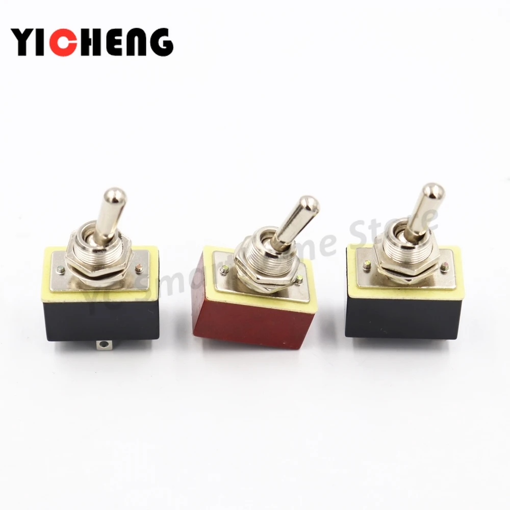 2Pcs Small power switch Button switchInsert pin  2 Position ON-ON/ON-OFF 3A 220V Toggle  Switch