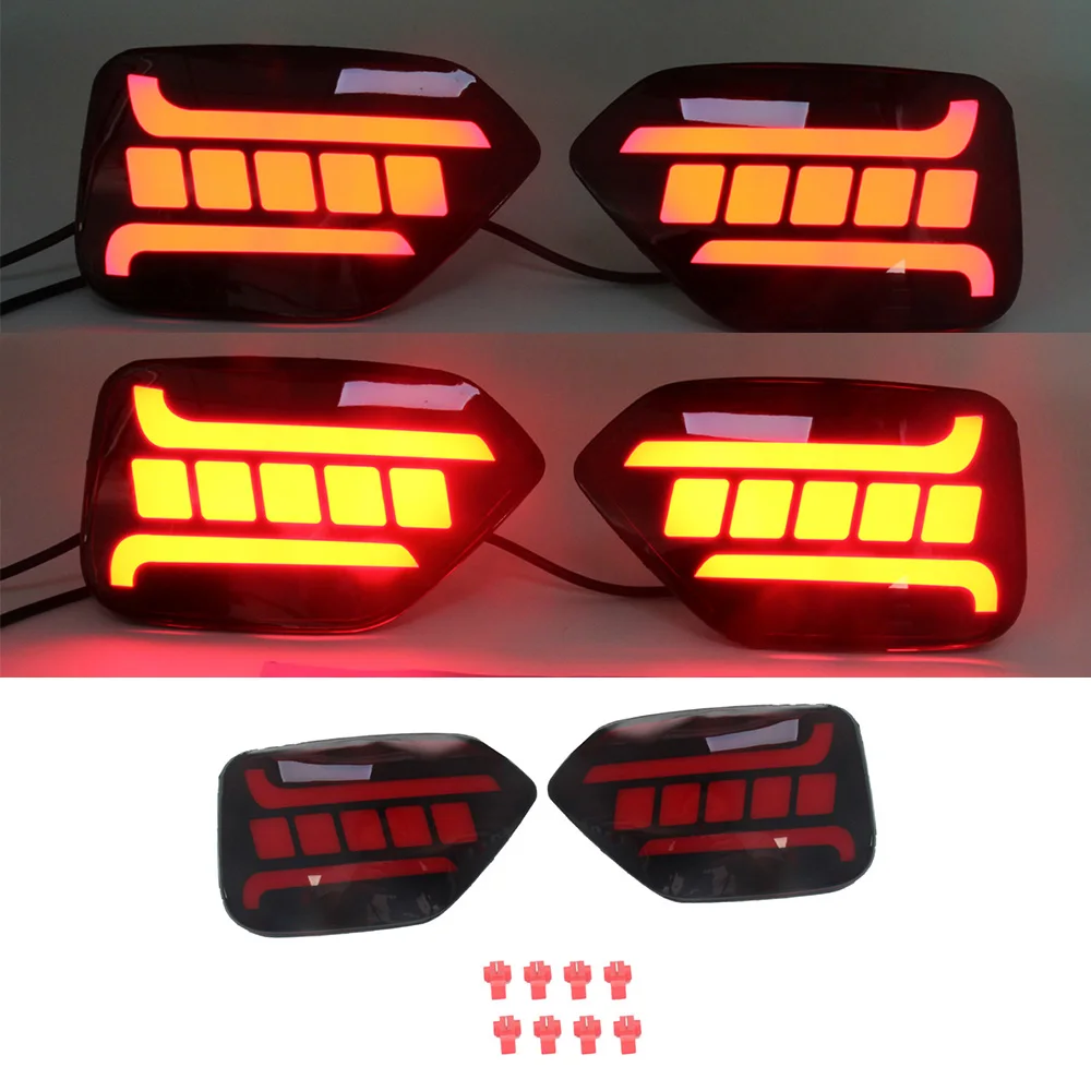 

2pcs Rear Bumper Lights For Subaru Outback XV Crosstrek 2018 2019 2020 2021 2022 Car Rear Bumper Lamp Reflector Tail Lamp
