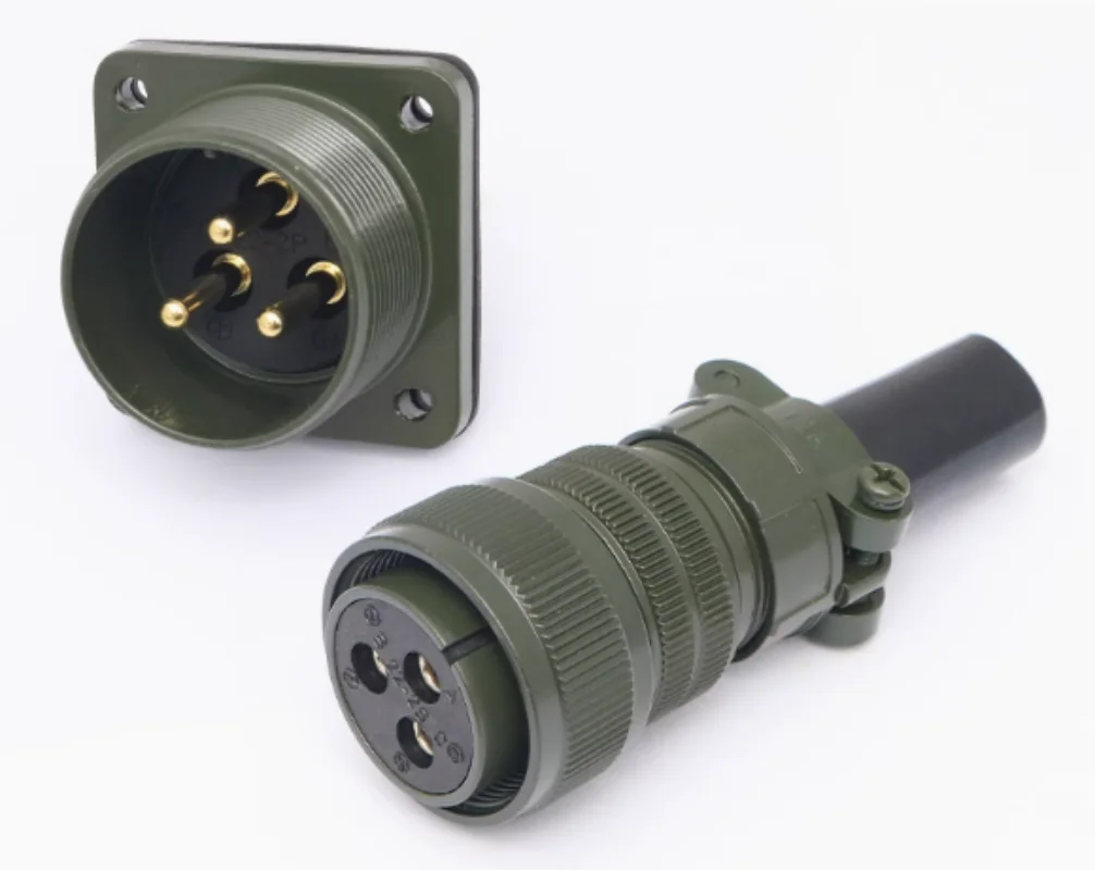 

5015 military standard waterproof aviation plug socket 3-core MS3106A22-2S MS3102A22-2P