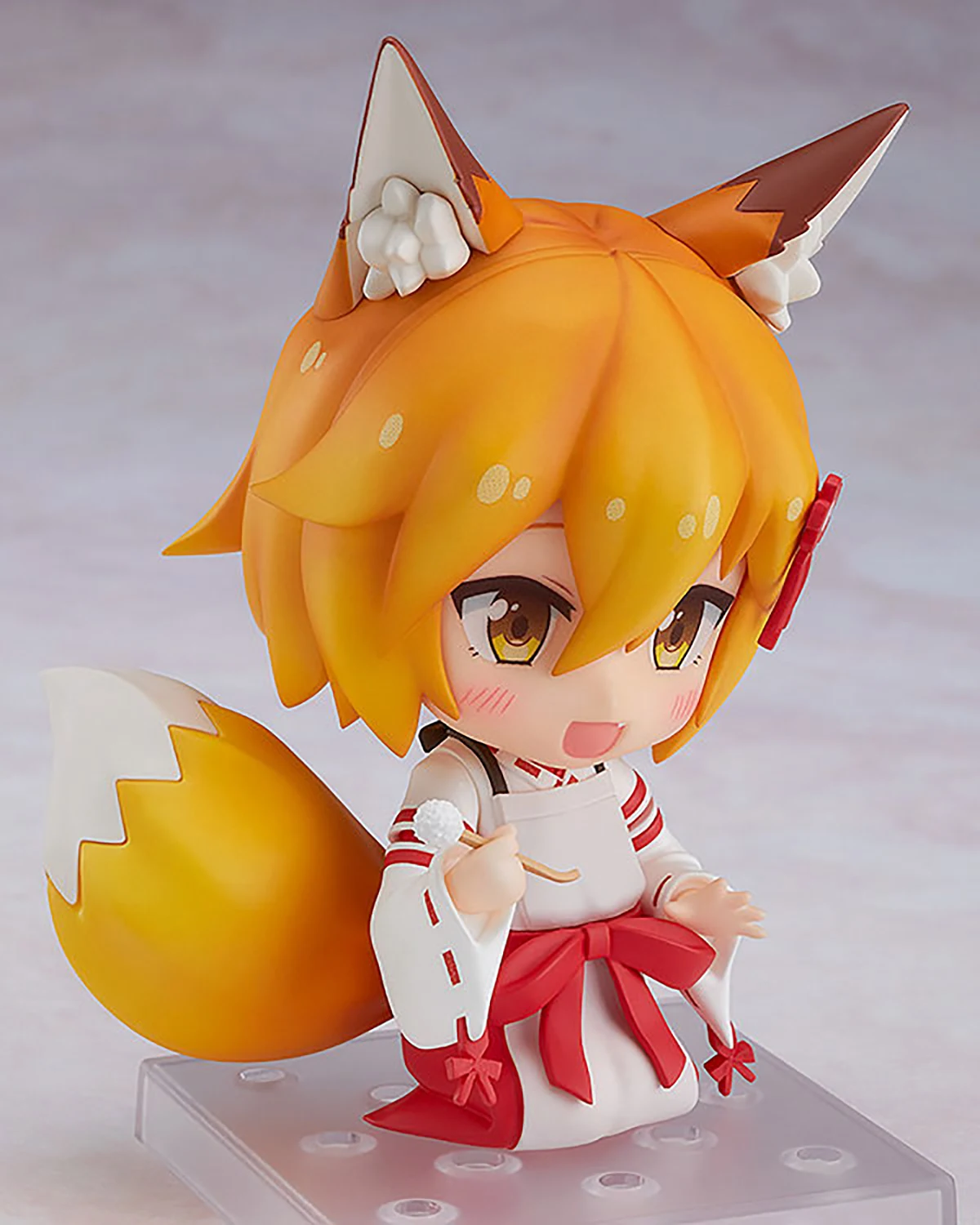 Oryginalne figurki/nakładki Nendoroid firmy Good Smile Company ( # 1271) Figurka akcji Sewayaki Kitsune No Senko-san Senko H=100mm