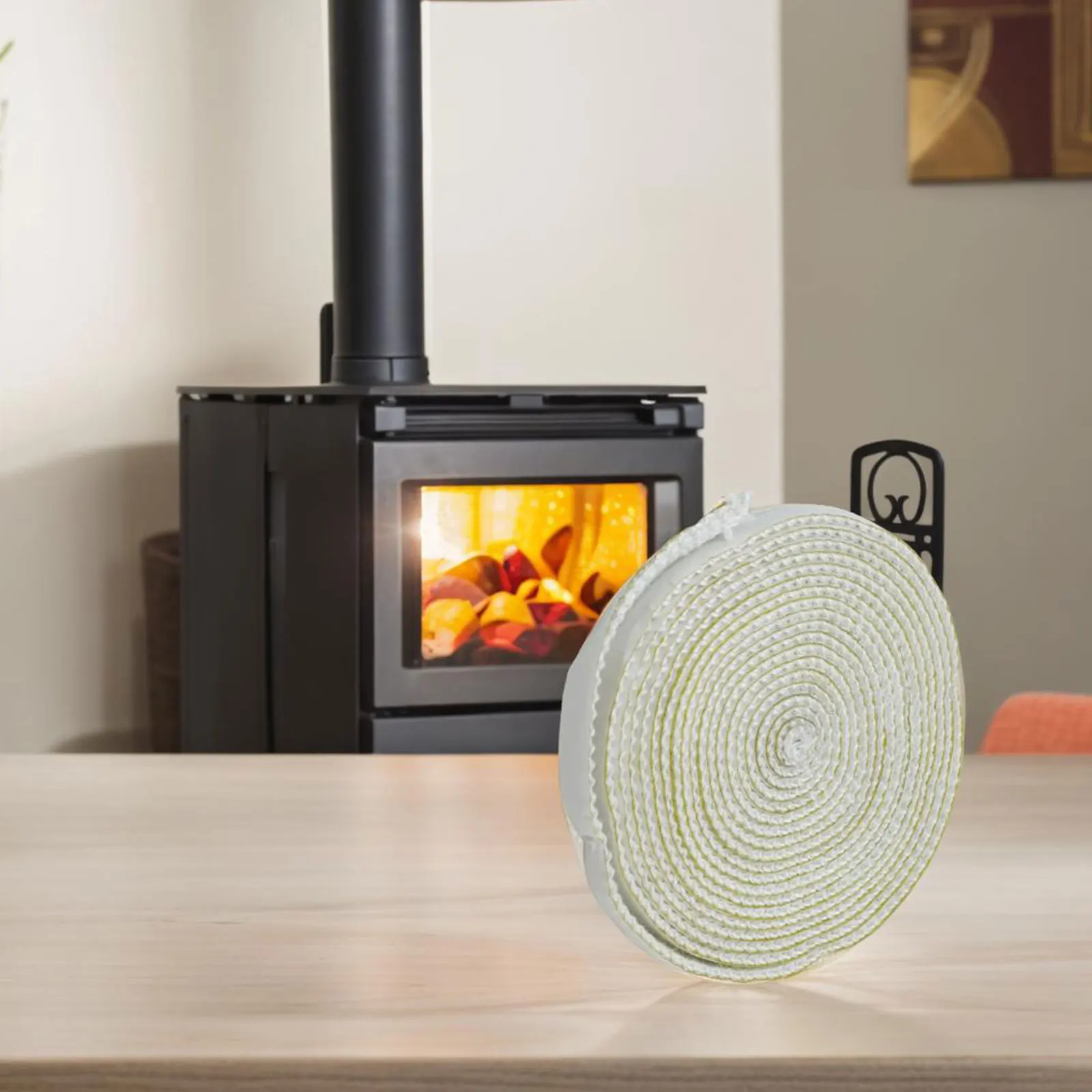 Robust Flat Stove Rope Glass Seal with Low Thermal Conductivity Features Suitable for Multiple Industrial Uses