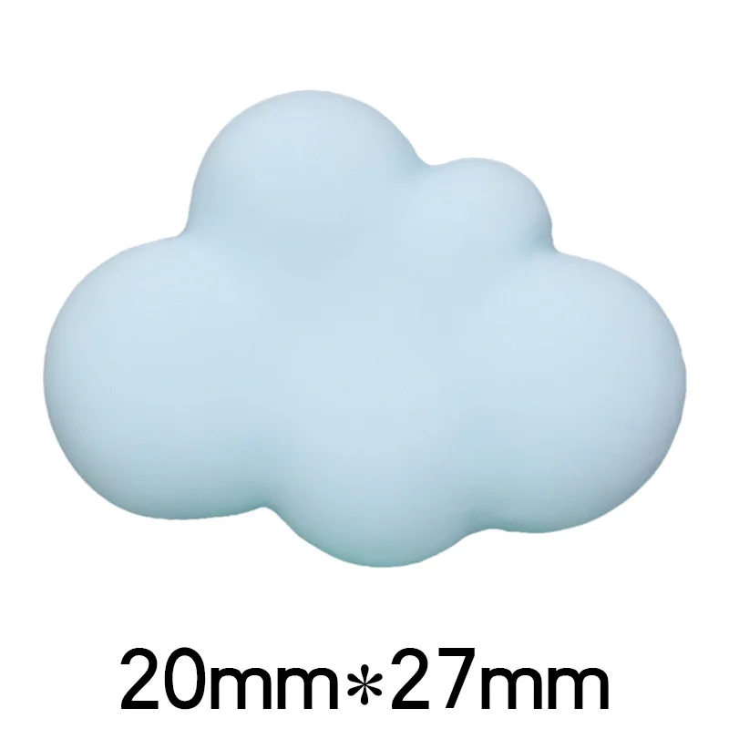 20Pcs New Cute Cloud Flat back Resin Cabochon Scrapbooking per parti di Deco del telefono clip di fiocchi per capelli fai da te che fanno accessori