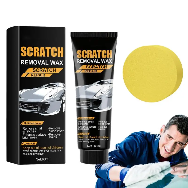 

Car Scratch Remover Wax Sealant Protection 60ml Effective Easy Professional Car Wax Scratch Remover For Moderate Scratches