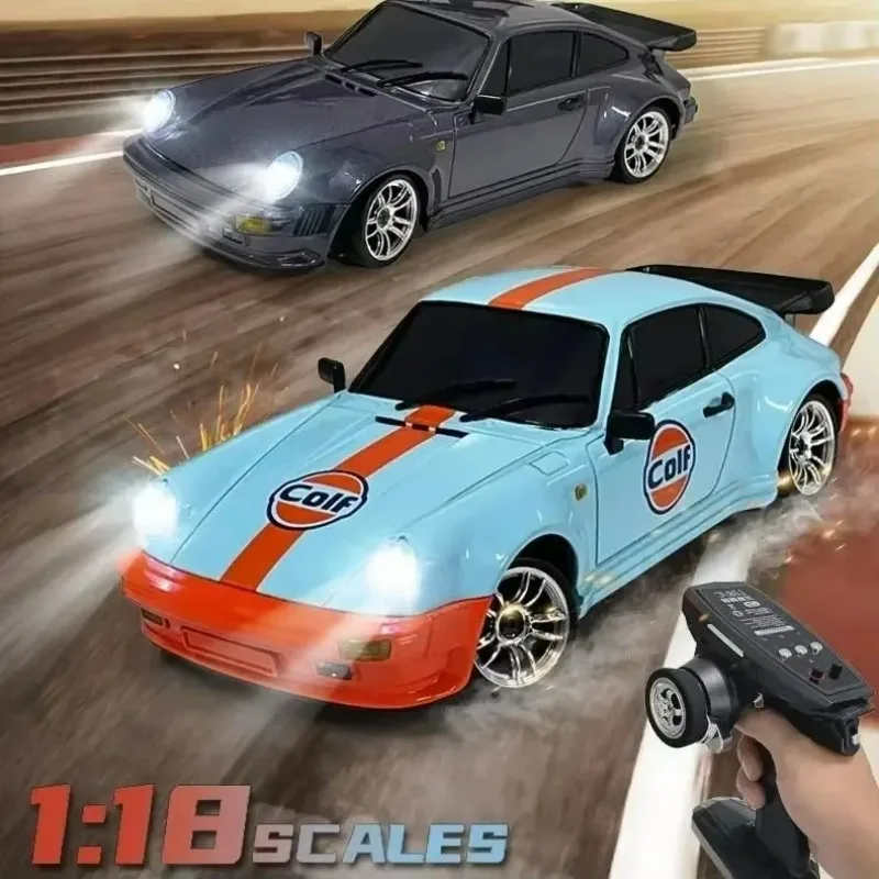 LDRC LD1898 1/18 Professional RC Drift Car GT 911 High-Speed Racing Toy 2.4G Remote Control for Boys Christmas Gifts Hobby Model