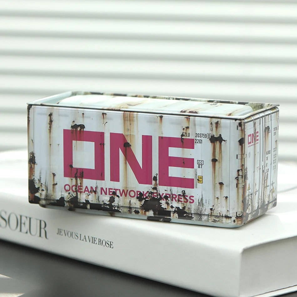 Miniatuur opslag display box desktop mini container model mini ijzeren opbergdoos creatieve decoratie verzamel kleine voorwerpen geschenken