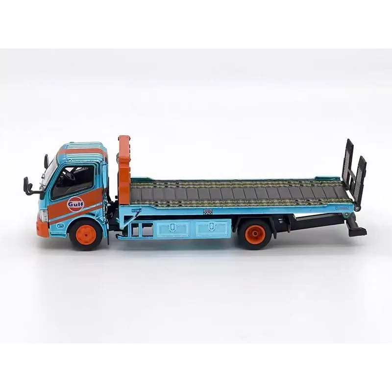 فريد UM1:64 هينو 500 هينو الإضاءة خليج النفط طبقة مزدوجة جسر سبيكة الناقل مقطورة نموذج #2