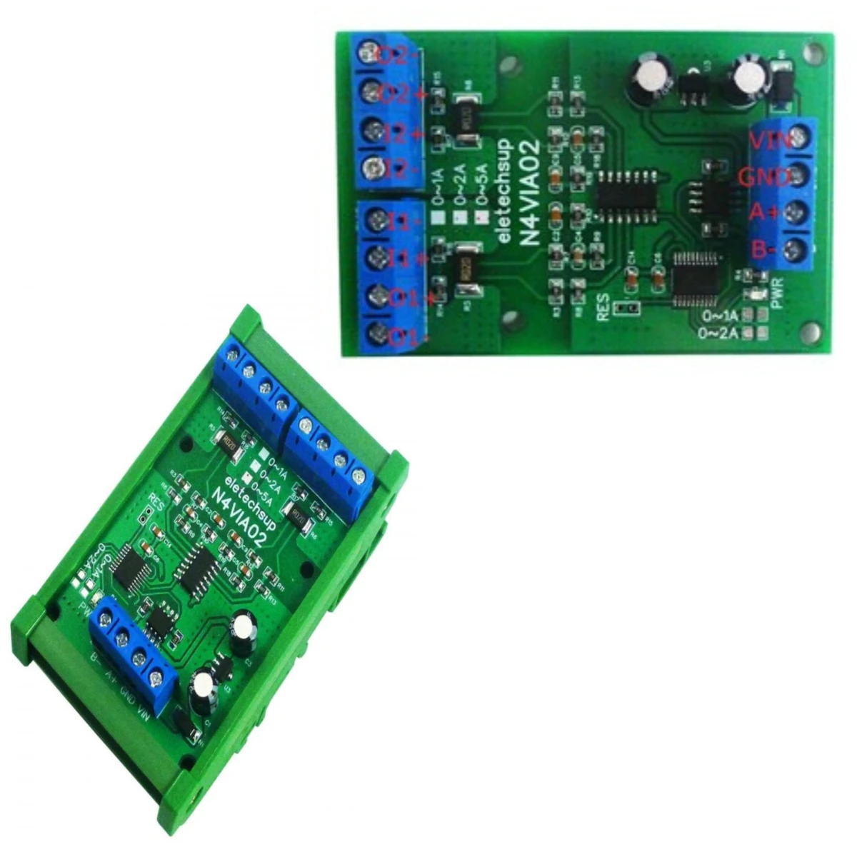 

Плата измерителя тока и напряжения RS485 Modbus RTU 0-30 в, плата для измерения сигнала напряжения 1 А, 2 А, 5 А, модуль сбора тока