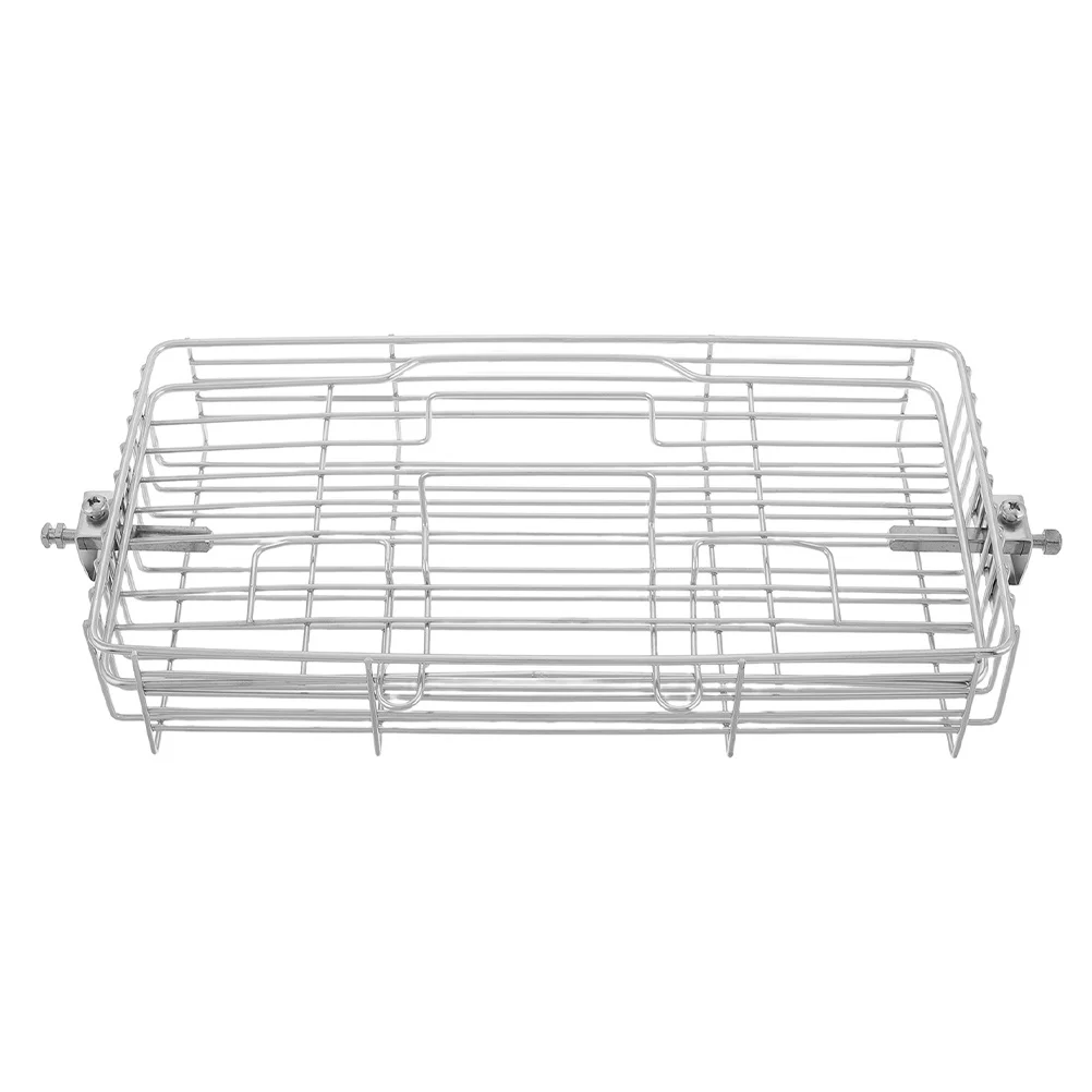 

Rotating Bbq Cage Adjustable Stainless Steel 360 Degree Rotation Grill Basket for Fish Meat Vegetable Outdoor Cooking