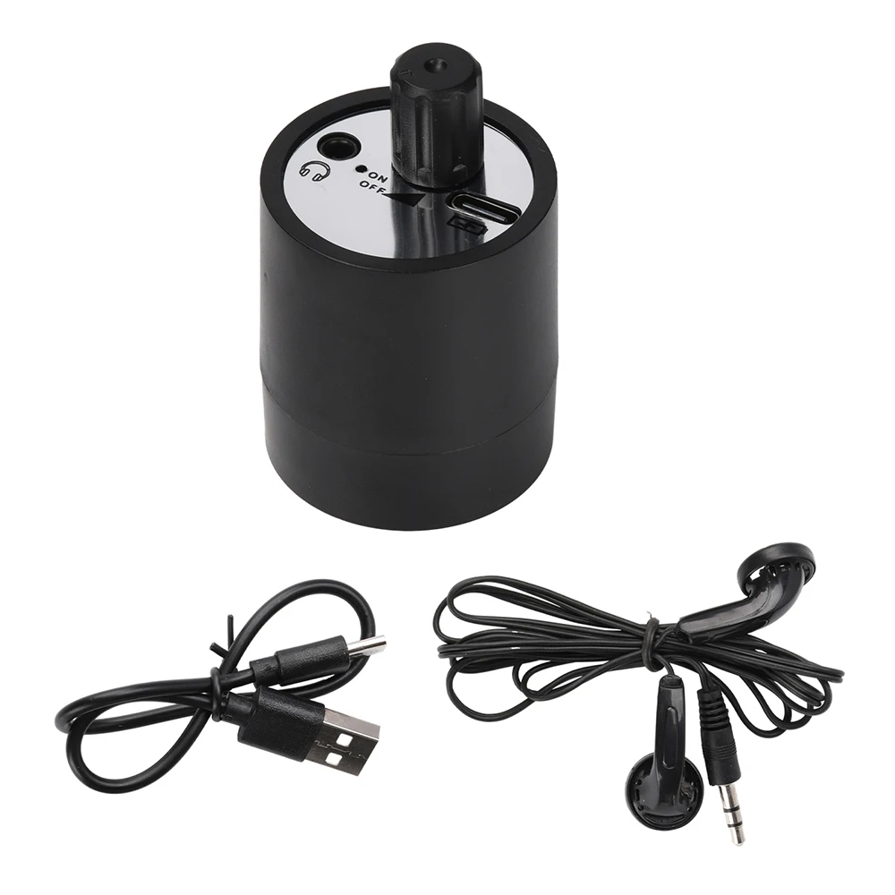 Type C Portable Pipeline Leak Detector Wall Mounted Sound Amplifier Water Pipe Floor Heating Leak Pickup