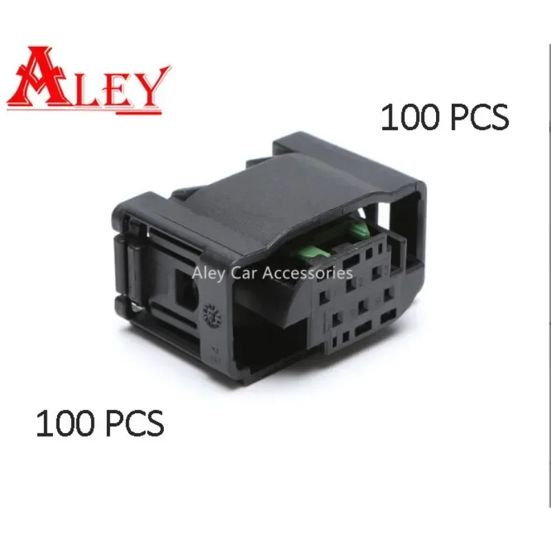 1-967616-1 Original New 100pcs 6 Pins Brand New TE Connectivity Automotive Connector Plug Female MQS For Cable