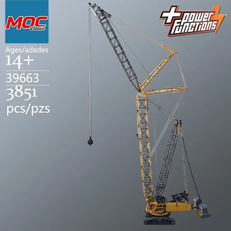 Specially Custom MOC Large Heavy-Duty Crane LR11000 Technic Model Trendy Educational Toys Casual Building Game - Top Choice Gift