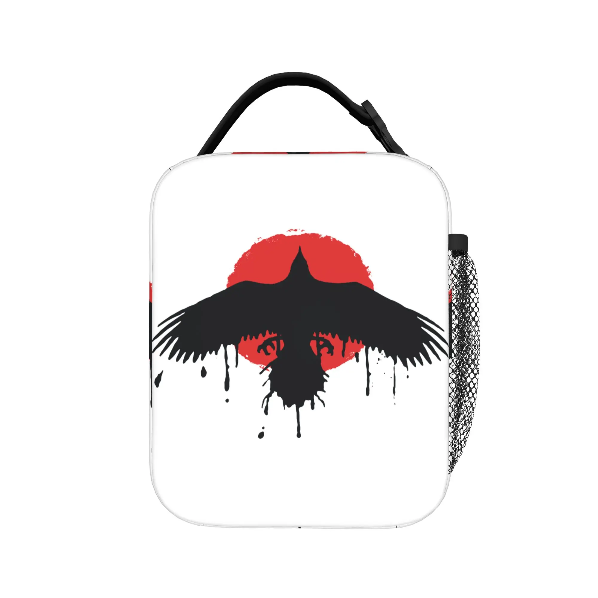 BlackRed Raven Life Is Strange Insulated Lunch Bags Portable  Lunch Container Cooler Bag Tote Lunch Box Office  Travel Men Women