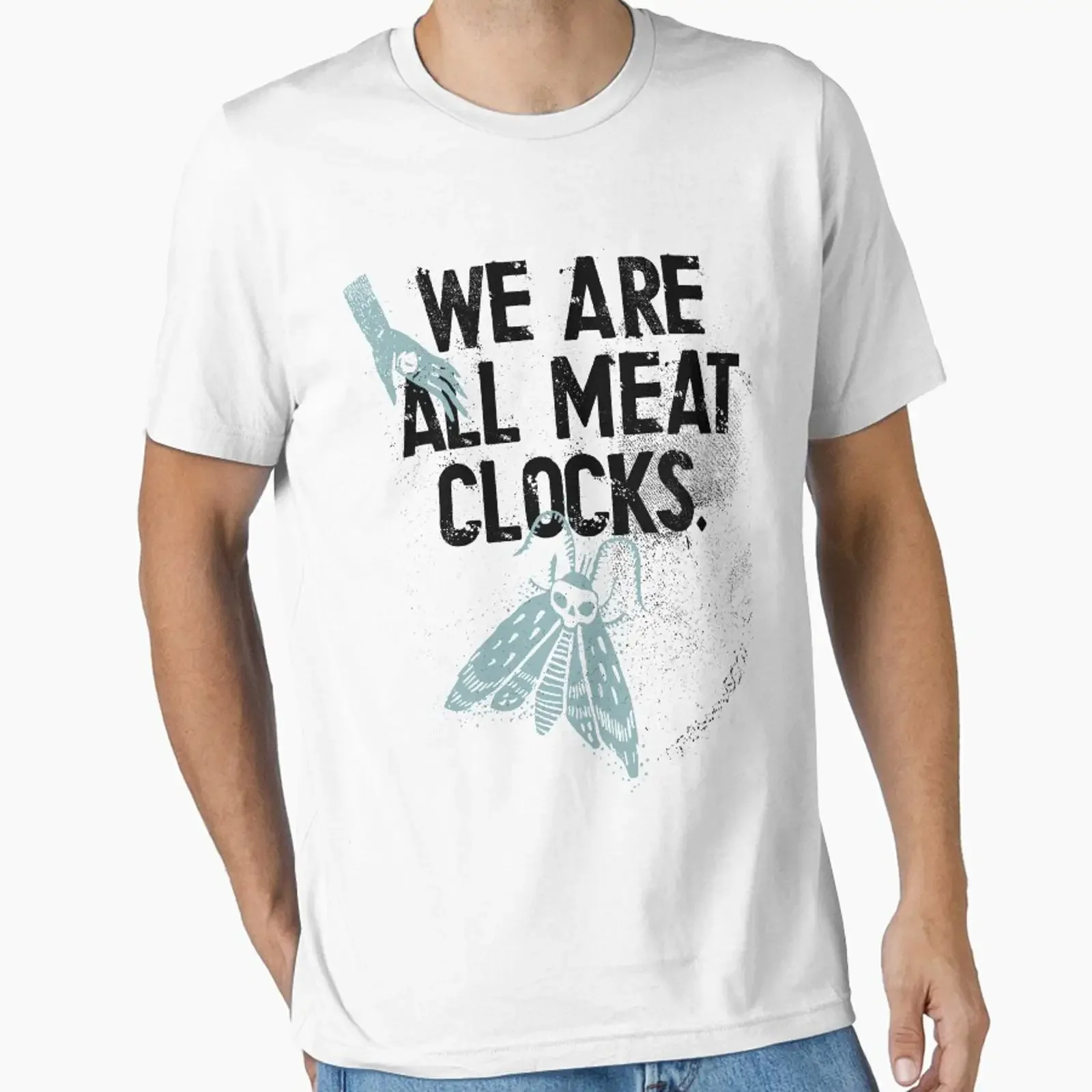 We Are All Meat Clocks Existential Crisis Essential T Shirt vintage Washed Versatile fashion Comfortable Breathable Stylish