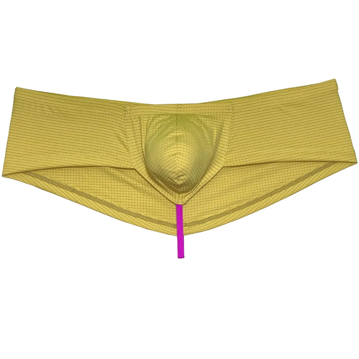 Men's Bikini Briefs Mid Waist Boxershorts Hipster Underwear Male Thong Sexy Underpant Bulge Pouch Bottom 1/2 Buttocks Beachwear