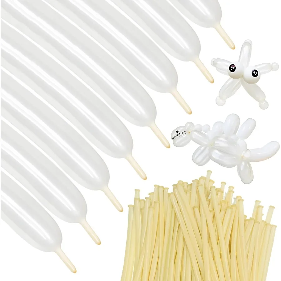 260 بالونة واضحة سماكة بالونات طويلة لربط قوس التواء اللاتكس الحيوانات ماجيك النمذجة نحيل بالونة عيد ميلاد لكي