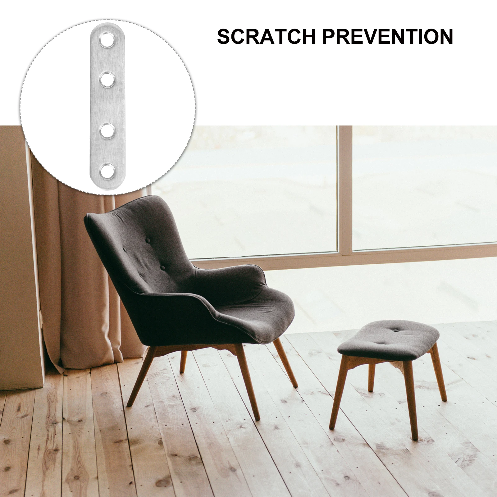 

20pcs 77Mm Stainless Steel Corner Bracket Rust Resistant For Wardrobes Cabinets Furniture Metal Bracing Hardware Fittings