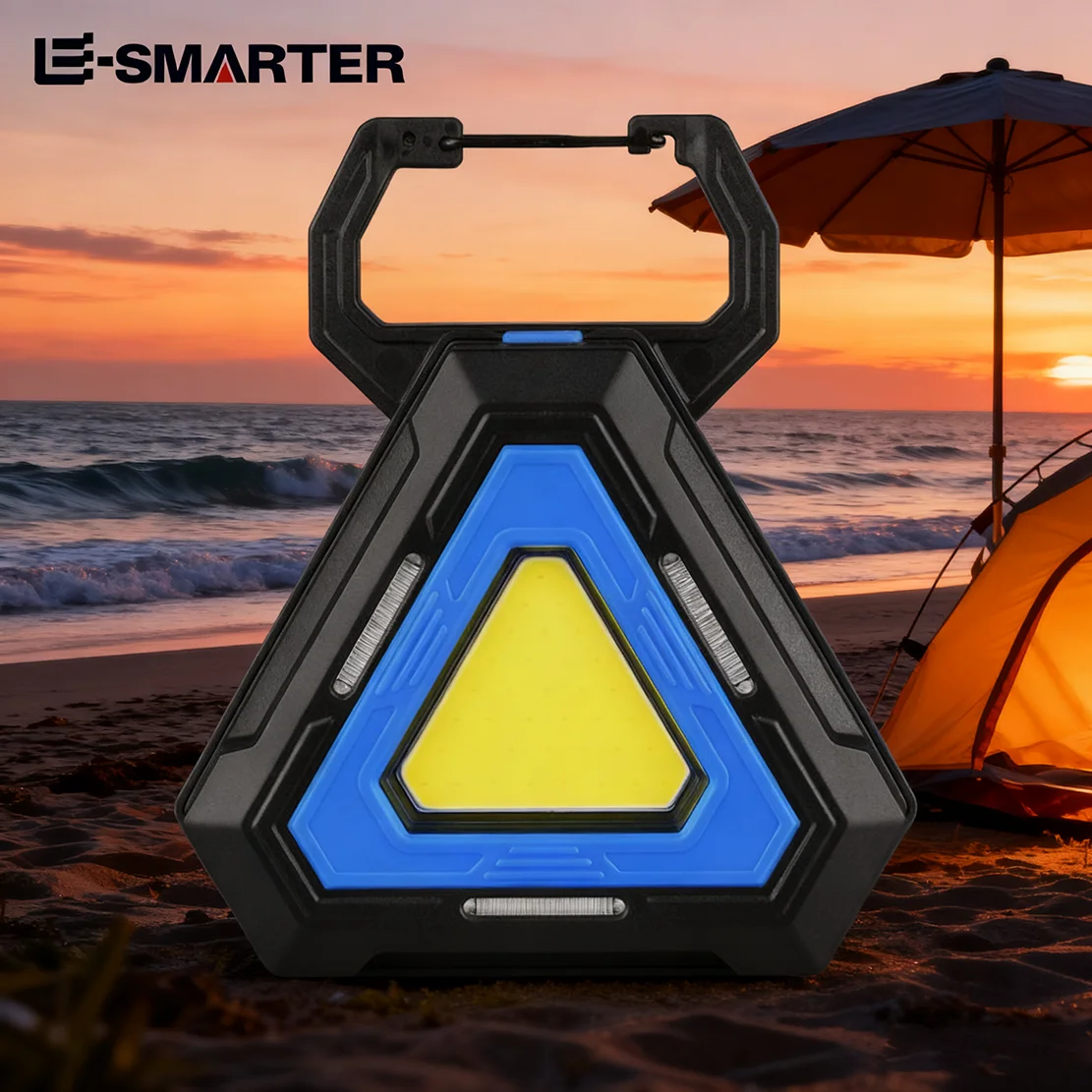 

Наружный магнитный рабочий фонарь: водонепроницаемый, многофункциональный, быстрая зарядка типа C и аккумулятор большой емкости.