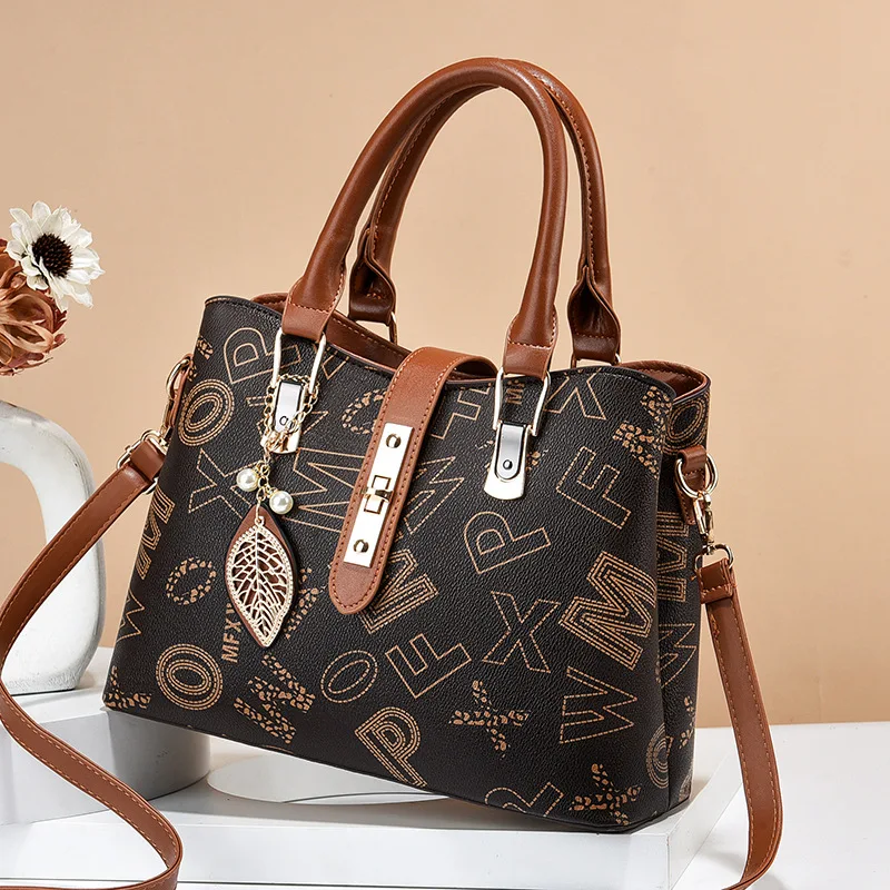 

Высококачественная трендовая женская сумка, классическая женская сумка через плечо, модная сумка большой вместимости, роскошная брендовая сумка через плечо