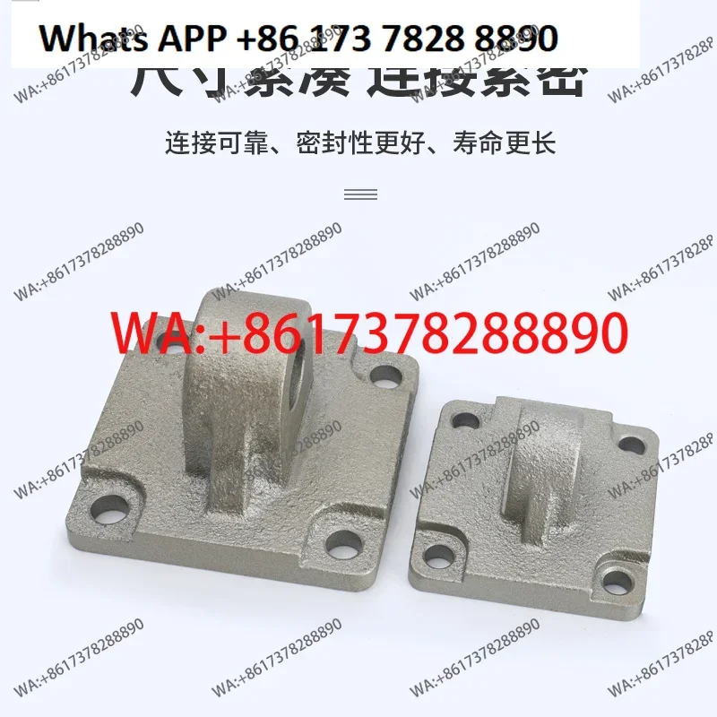 

2 шт. цилиндров SMC CA, одинарные крепления, стандартные аксессуары для цилиндров серии MBB 32/40/50/60/80/100, литая сталь CA