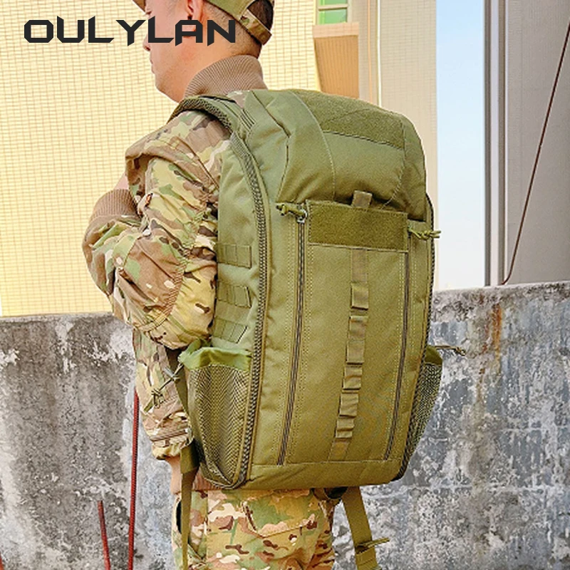 OULYLAN Backpack Men Tactical Bags Outdoor Hiking Cycling Emergency Supplies Package Multi-functional Mountaineering