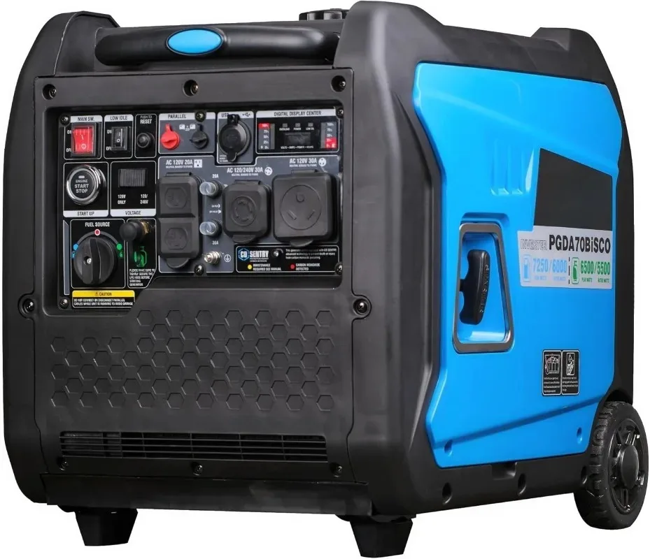 7,250-Watt Super Quiet Dual Fuel Inverter Generator with Remote Start