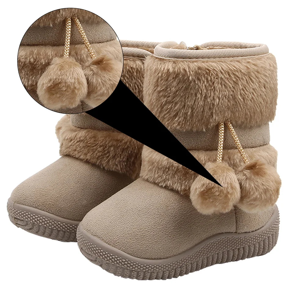 

1Pair Baby Snowshoes Warm Soft Bottom Winter Prewalker Boots Comfortable Safe for Babies Baby Boots Snowshoes for Toddlers