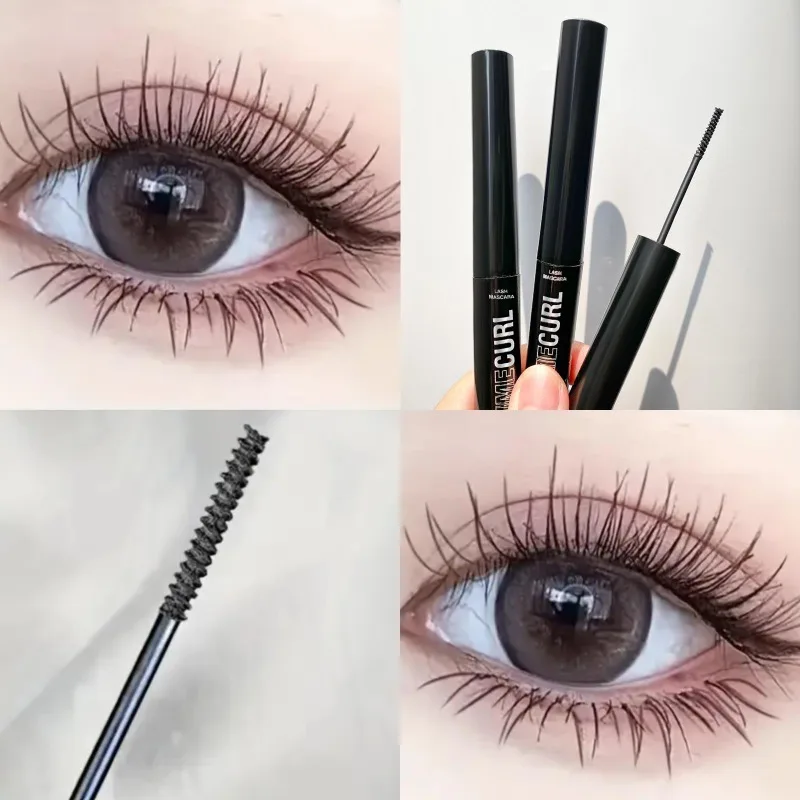 Black Mascara, Thick Eyelashes, Waterproof and Sweat-proof, Lasting and Natural, Creating Charming Eyes, Eye Cosmetics