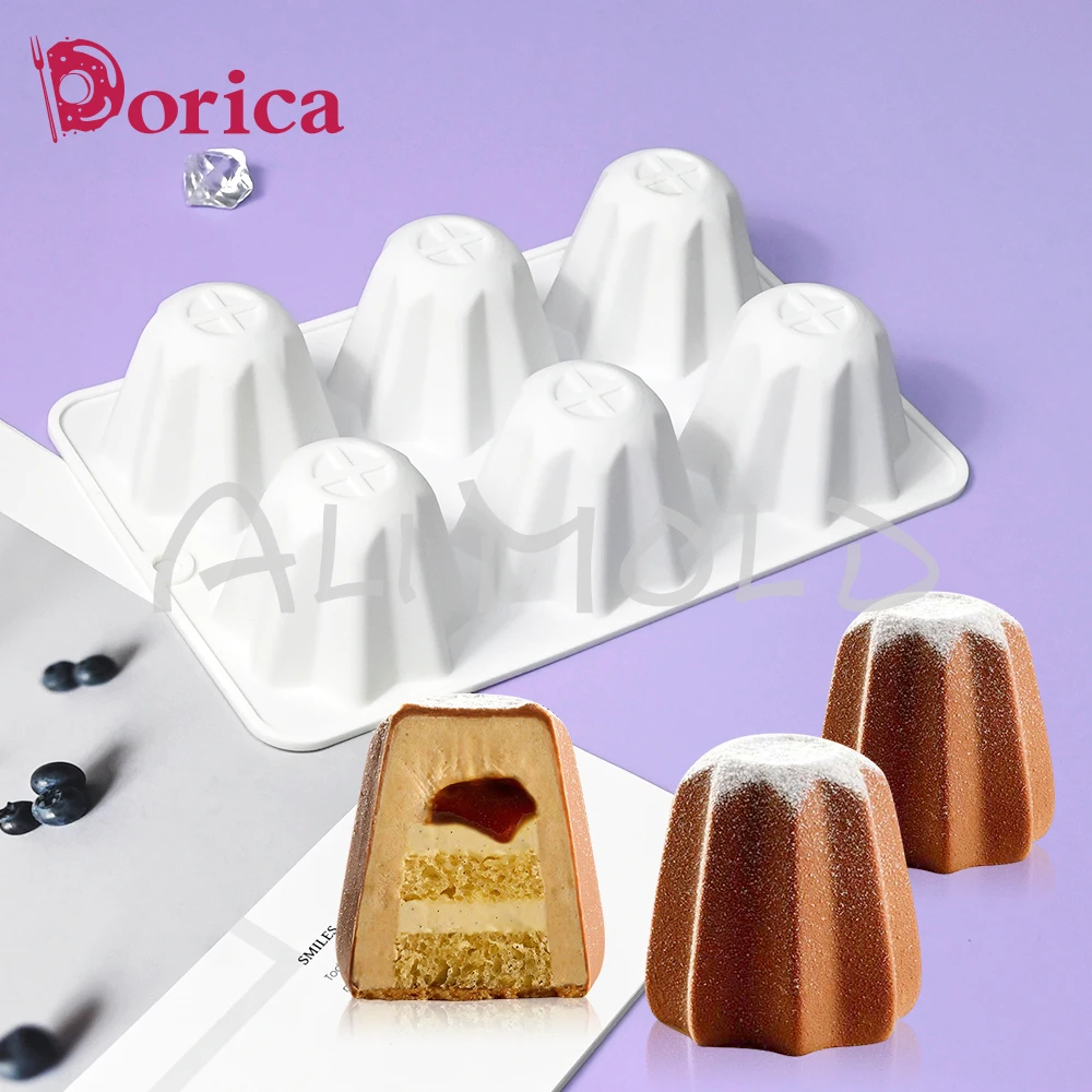 

8 Holes Pandoro Silicone Cake Molds Christmas Octagonal Bread Baking Pan Non-stick Cheese Cake Chocolate Mould Kitchen Bakeware