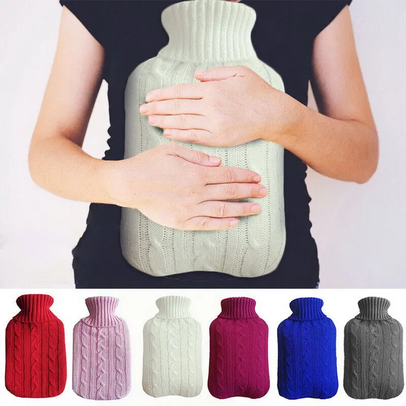 2000ml Large Knitted Hot Water Bag Cover Warm Explosion-Proof Cold-Proof Heat Preservation Hot Water Bottle Cover For Keep Warm