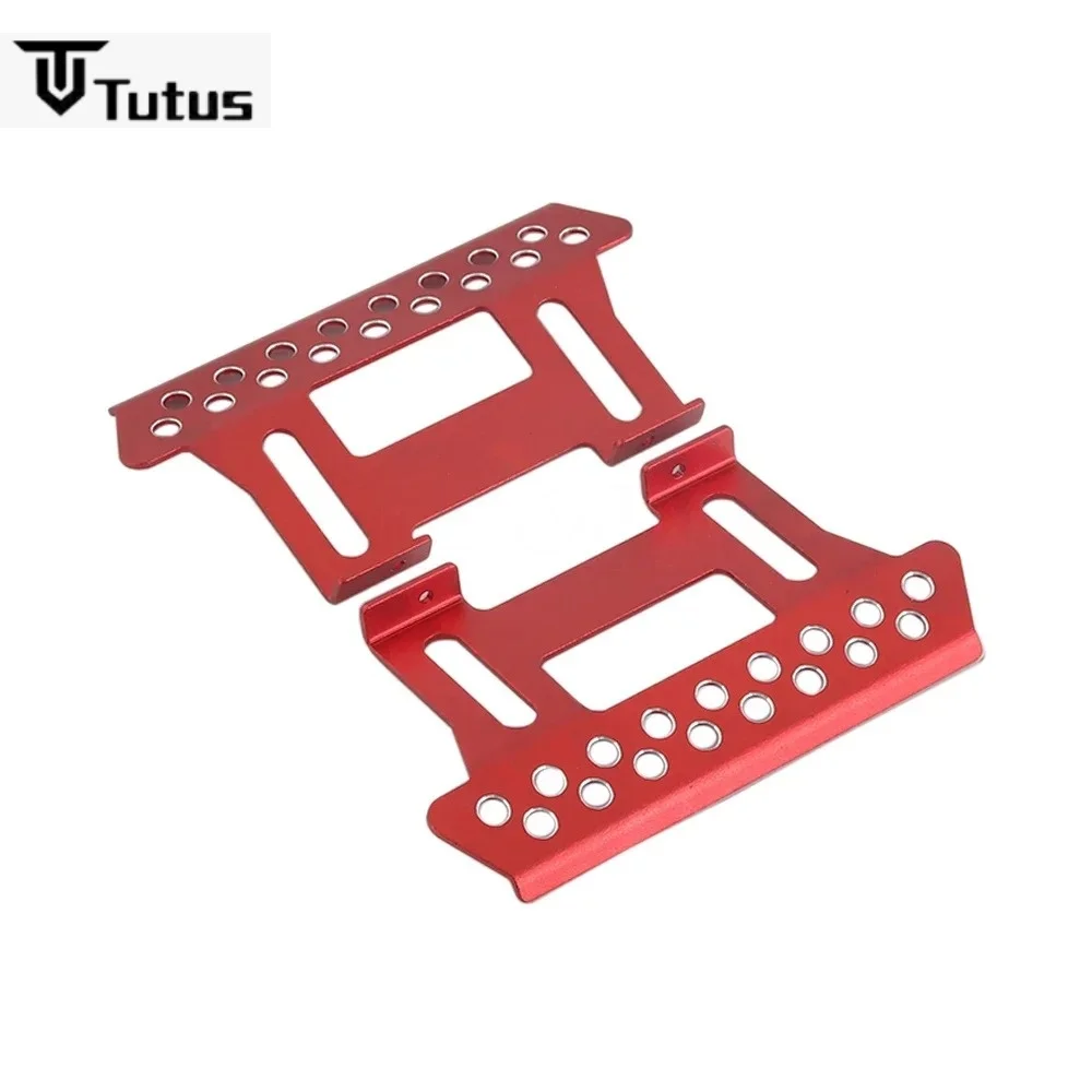 Aluminum Rock Sliders 2Pcs Side Step For 1/10 RC Crawler SCX10 II TF2 Upgrade Parts