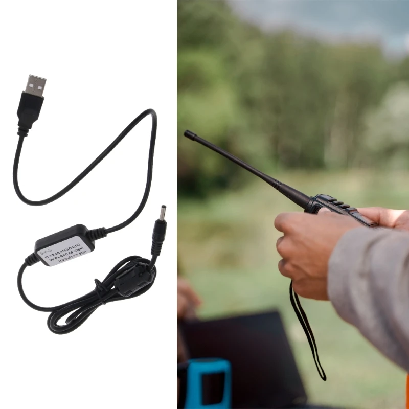Lightweight USB Charging Cable Charger PG-3J USB Cable Charger Suitable for Walkie-Talkie TH-D7E TH-F6E TH-F7E TH-K2