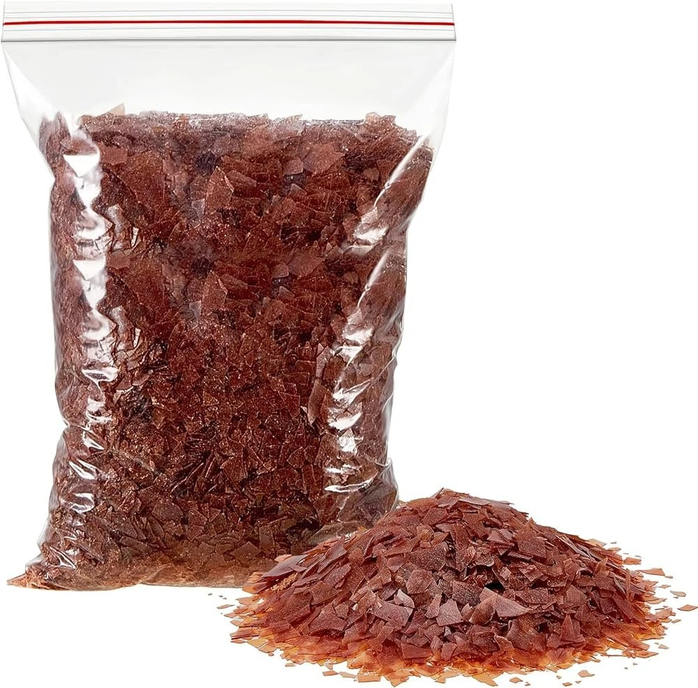 Natural Shellac Flakes For Wooden Repair Polish Furniture Polishing Origin Indian Shellac Varnish Golden Shellac