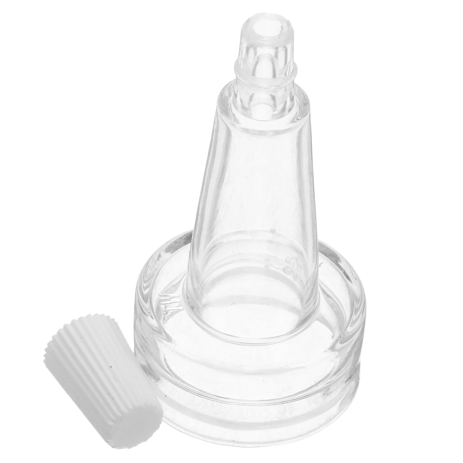 20 Pcs Shunt Eyedropper Caps Transparent Soft Tube Bottle Splitter Liquid Ampoule Dispenser Pvc