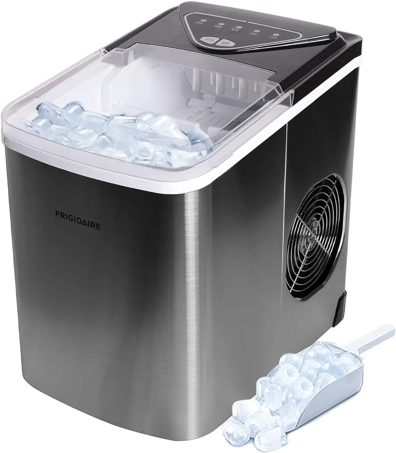 NEW Counter Top Maker, Produces 26 Pounds Ice Per Day, Stainless Steel, Stainless Ice Maker Machine