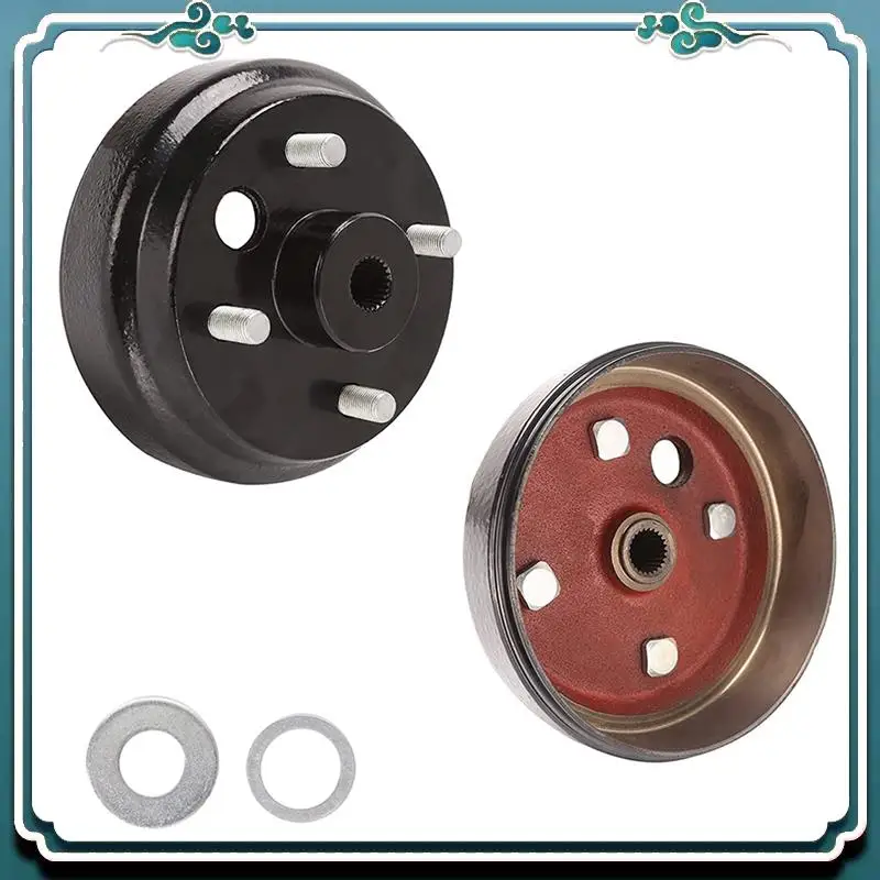 

Reliable 2X Golf Cart Brake Drum Hub Assembly For 1982-Up EZGO TXT PDS Electric Cart (Not Fit Gas Models) 19186G1 19186G1P