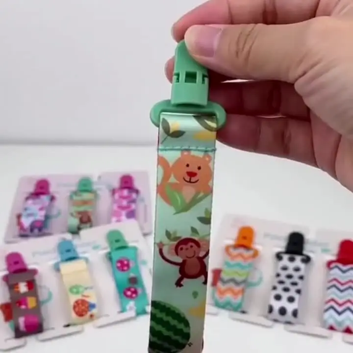 Juego de 3 clips para chupete de bebé, cadena para chupete, sujetachupetes para niños, soporte para chupete, accesorio para sujetar chupetes