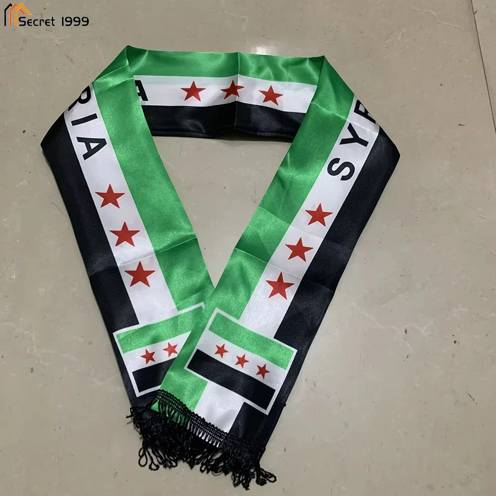 Scarf Old Syria Scarf 135cm And 90x150cm Flag The Syrian Arab Republic Syrian Three Star Scarf Banner