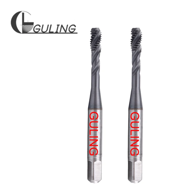 GULING 1PCS HSSE-PM JIS Standard Spiral Pointed Tap Fluted Forming Roll M3 M4 M5 M6 M8 M10 M12 M14 M16 M18 Machine Thread Taps