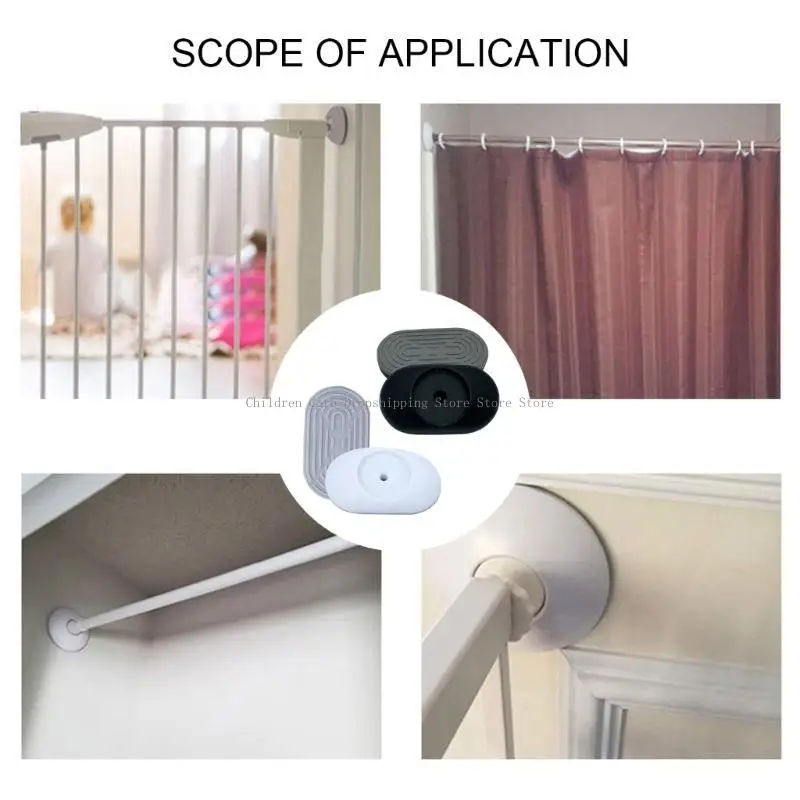 

4pcs Child Safety Gate Wall Guard Wall Protective Pad Fence Guard Protectors