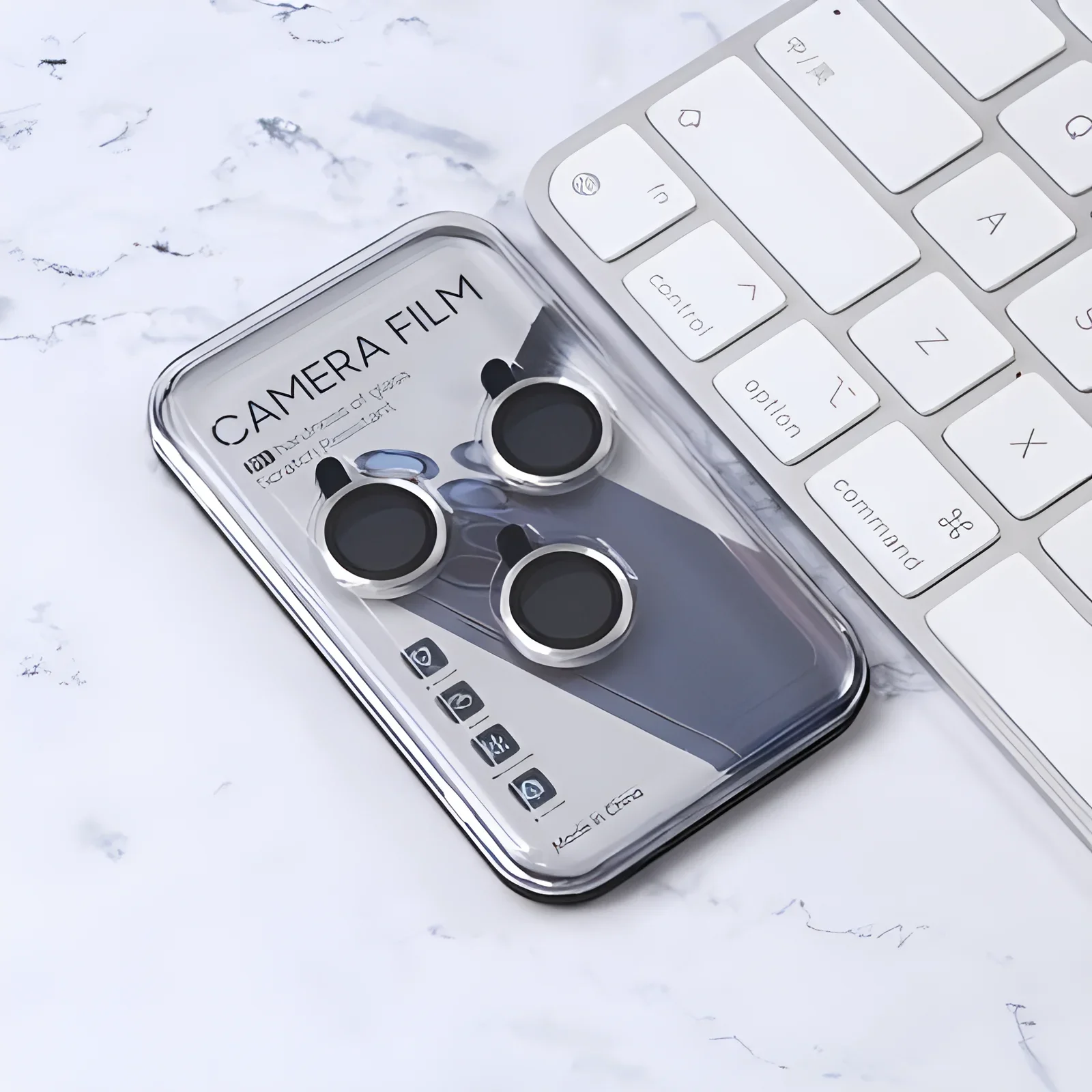 2-3Pcs Camera Rear Lens Glass Protector For IPhone 15 16 Pro Max Plus Lens Tempered Glass For 15 16 CD Pattern Stickers Film