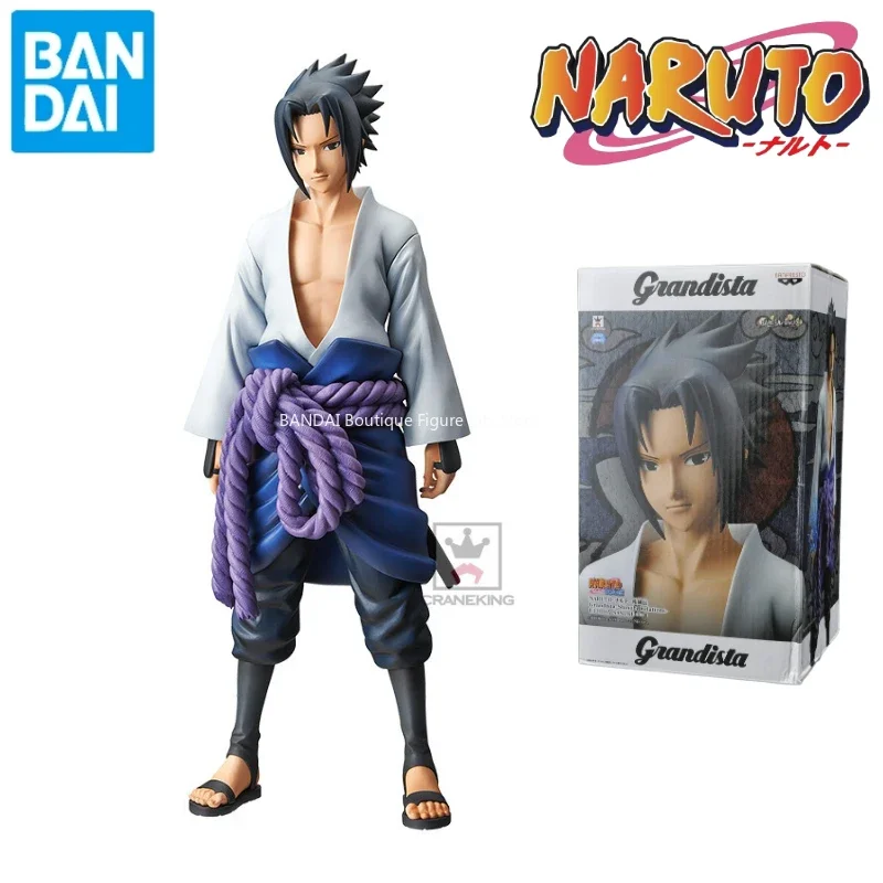 

Spot Bandai Naruto Grandista Scenery Series Shinobi Relations Uchiha Sasuke Model Ornaments Toy Figures Collection Gifts