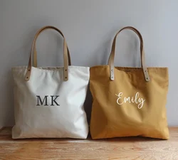 Personalised Tote Bag, Women's Handbag, Beach Bag, Canvas Bag, Gifts For her, Bridesmaid Bag, Wedding Gift, Custom Tote Bag