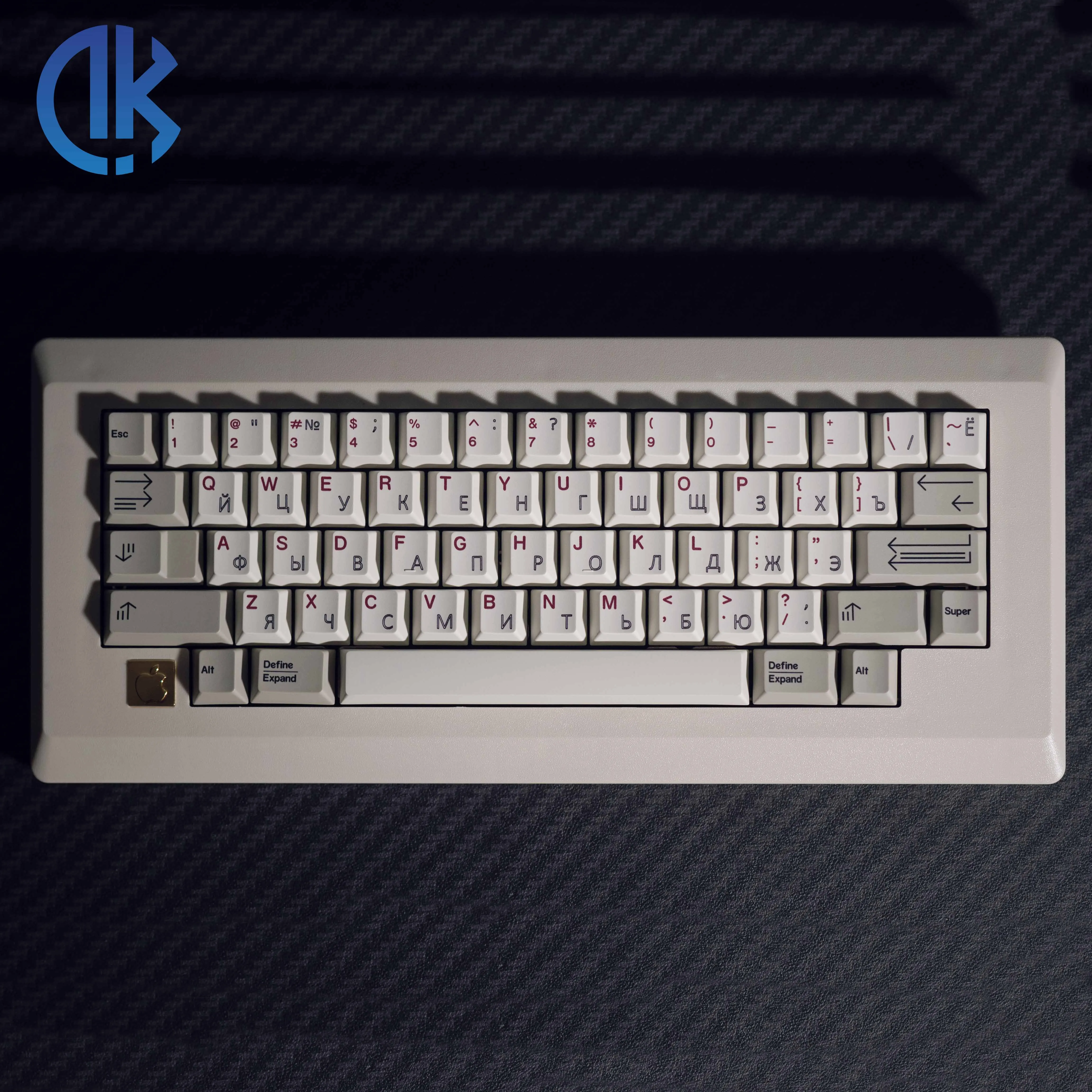Keebox M0110 Retro Apple Keyboard Kit HHKB Layout QMK VIA Supports